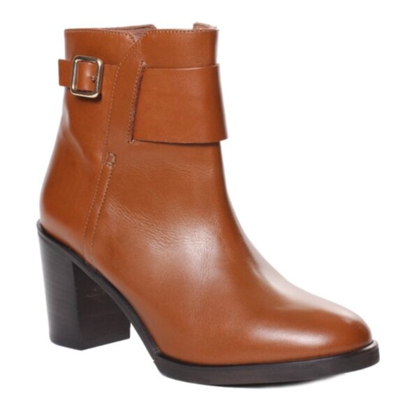 Filippa K Black Leather Heeled Ankle Boots (Size EU 37/US 5.5) - Picture 7 of 7